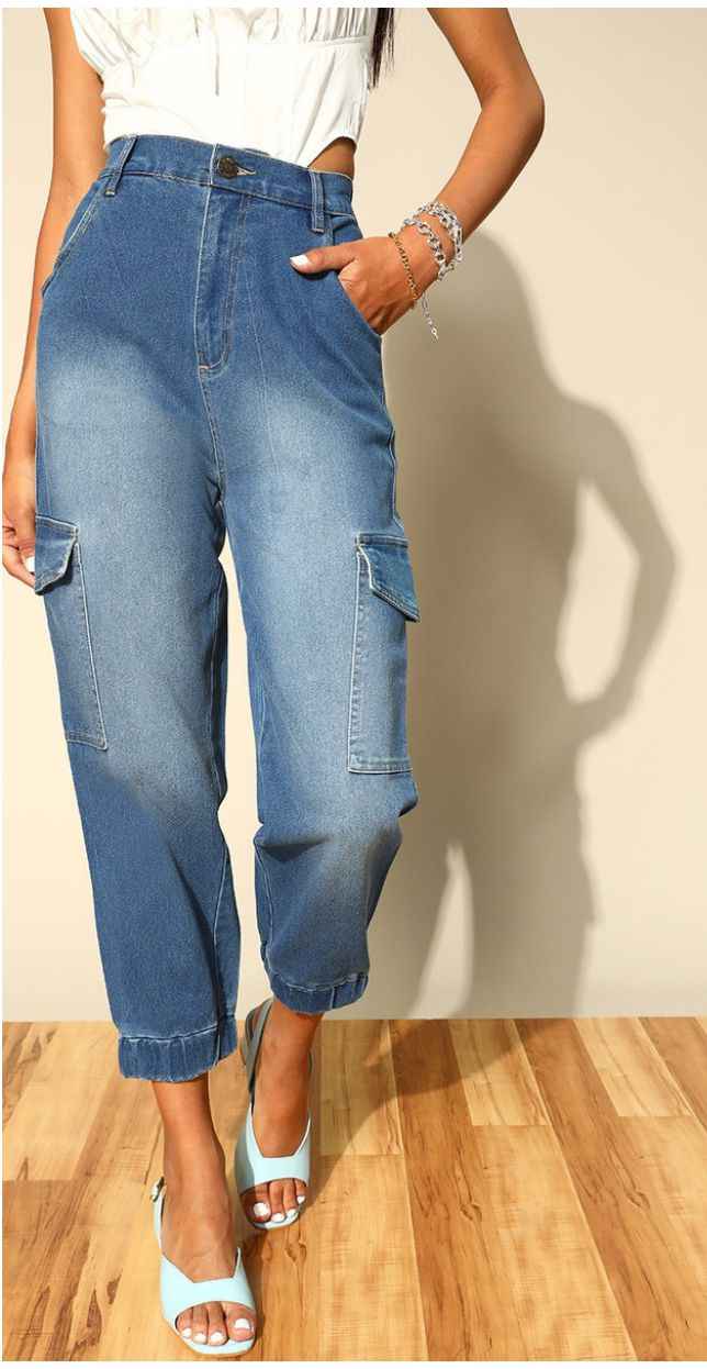 Women Regular Mid Rise Blue Jeans