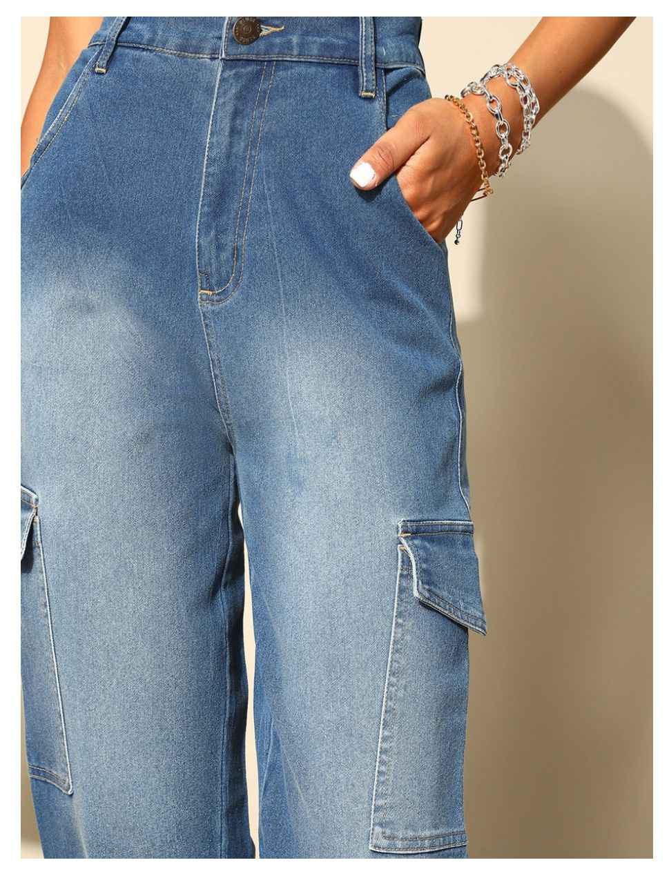Women Regular Mid Rise Blue Jeans