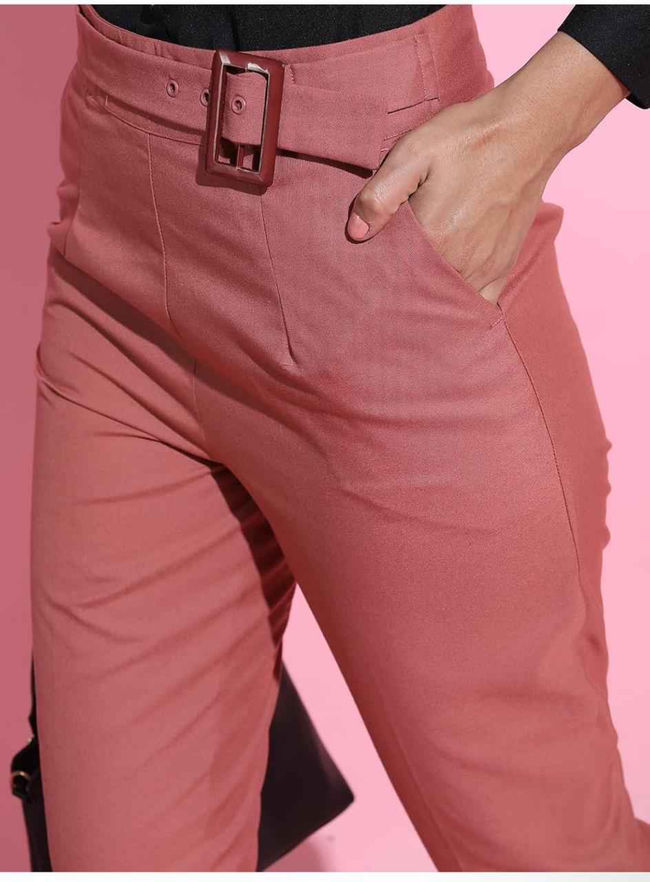 Women's Tapered Fit Regular Trousers