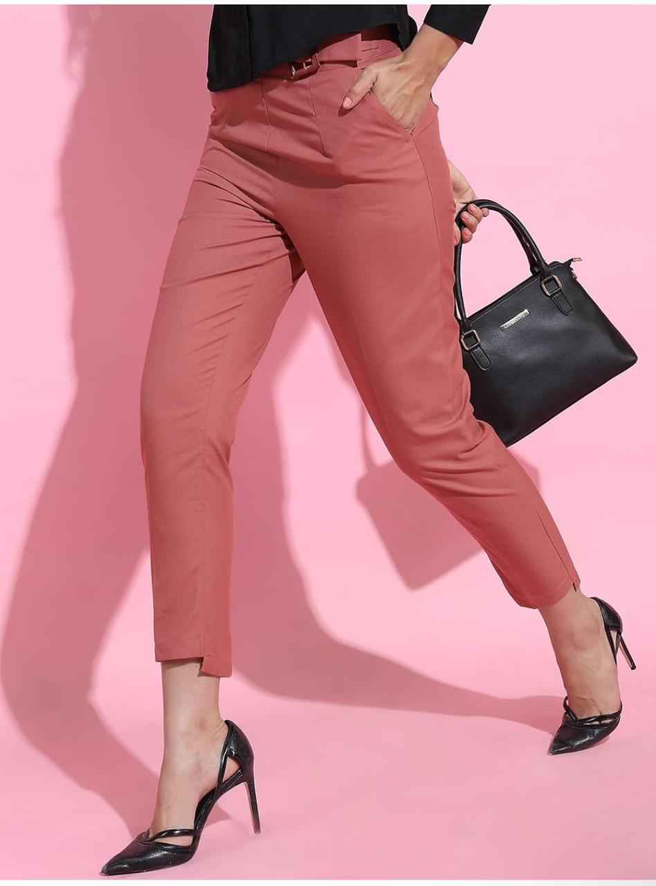 Women's Tapered Fit Regular Trousers