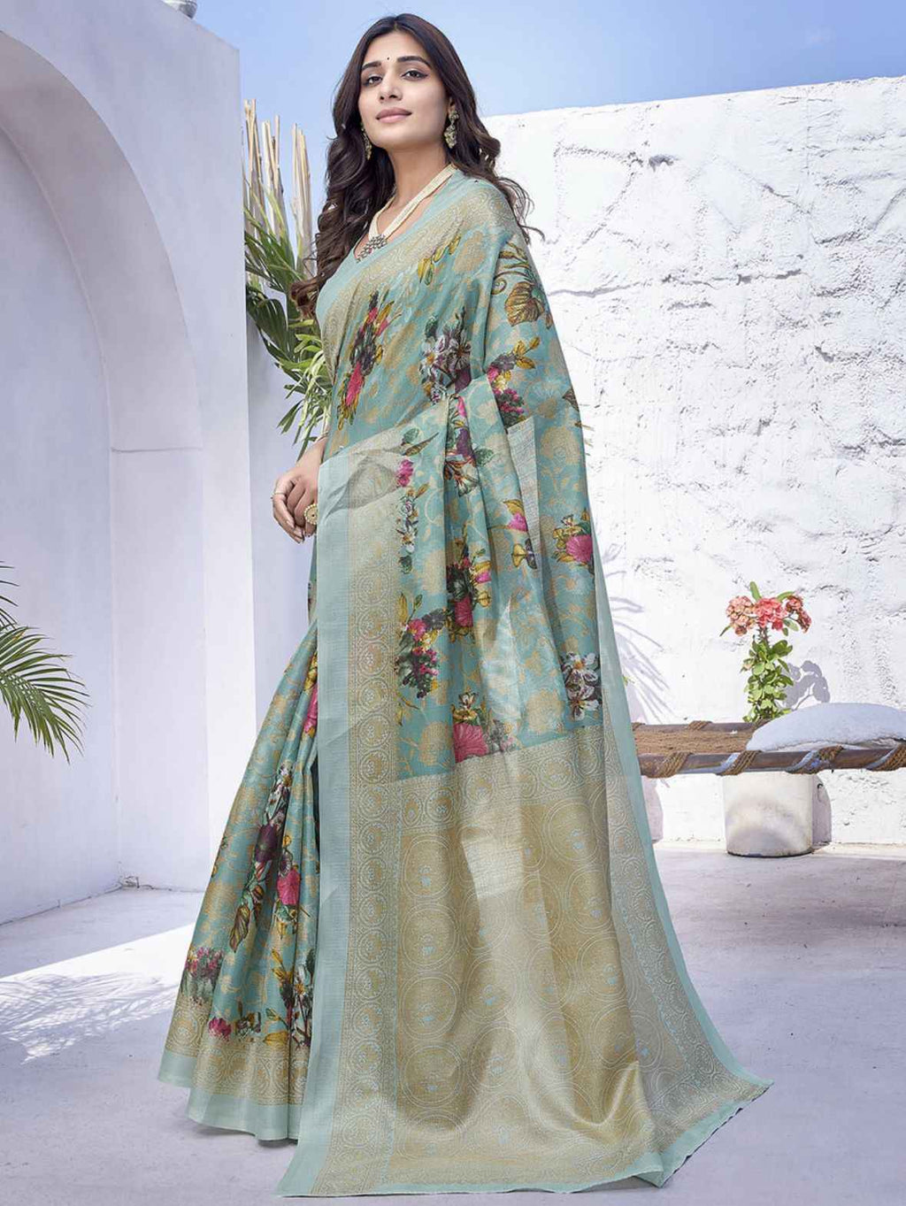 Printed Daily Wear Art Silk Saree