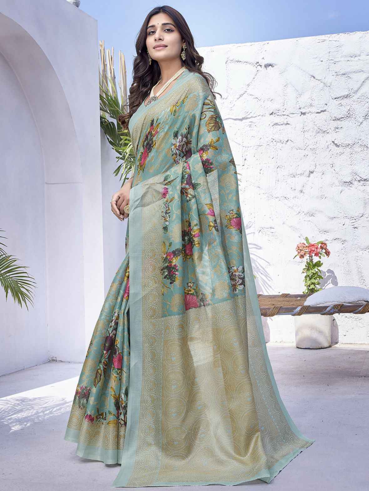 Printed Daily Wear Art Silk Saree