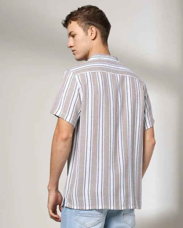 Men Striped Regular Fit Shirt