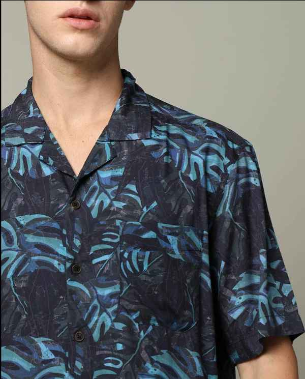 Netplay Men Tropical Print Regular Fit Shirt
