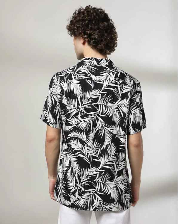 Netplay Men Tropical Print Regular Fit Resort Shirt
