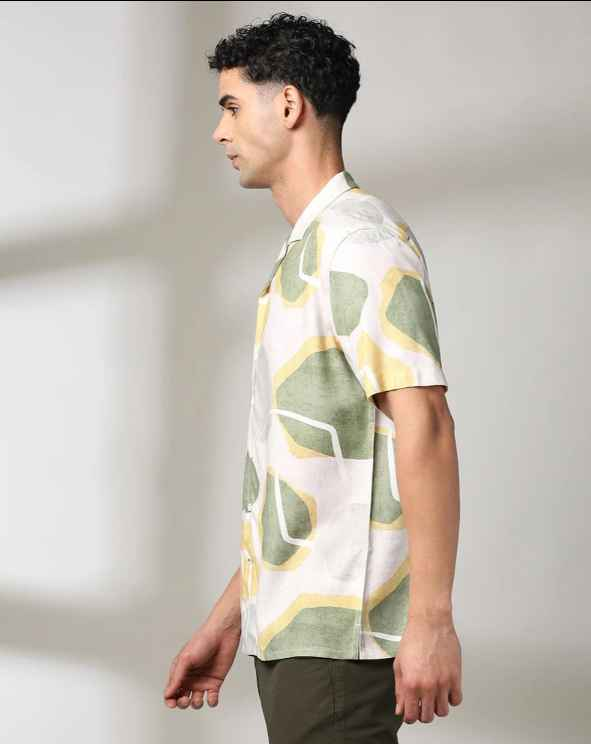 Netplay Men Printed Regular Fit Shirt