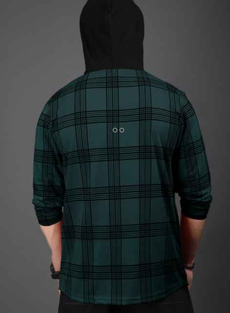 EYEBOGLER Men Checked Regular Fit Shirt with Button-Closure