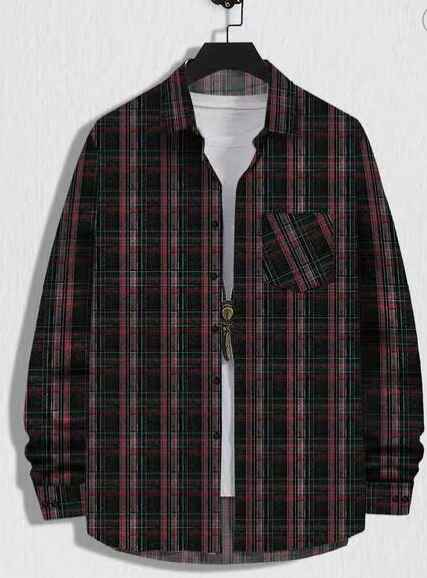 EYEBOGLER Men Checks Cotton Regular Fit Shirt
