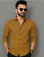 VORTEX Men Regular Fit Shirt with Curved Hem