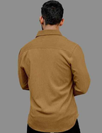 VORTEX Men Regular Fit Shirt with Curved Hem