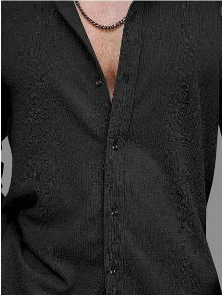 VORTEX Men Regular Fit Shirt with Curved Hem