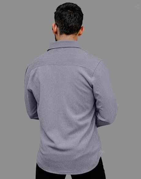 VORTEX Men Regular Fit Shirt with Curved Hem