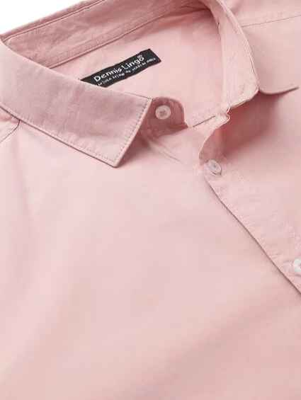 DENNISLINGO PREMIUM ATTIRE Slim Fit Shirt with Patch Pocket