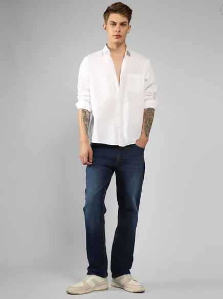 DENNISLINGO PREMIUM ATTIRE Full Sleeves Slim Fit Shirt