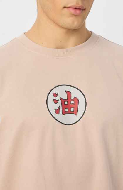 The Souled Store Men Typography Printed Round Neck Cotton Oversized Naruto T-shirt