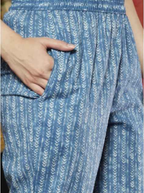Sangria Floral Printed Straight Kurta with Trousers