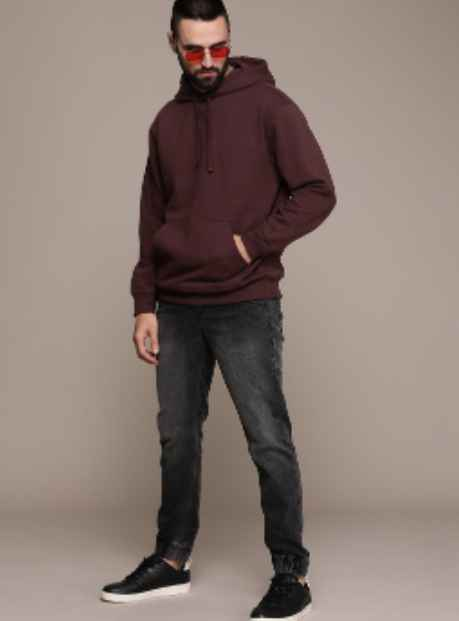 Roadster Men Hooded Sweatshirt