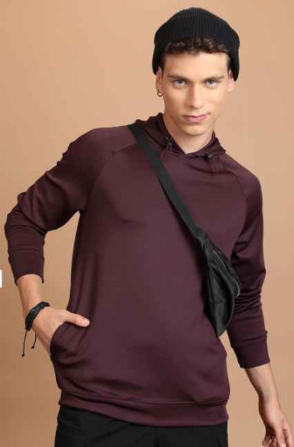 HIGHLANDER Hooded Raglan Sleeves Sweatshirt