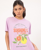 Oversized Printed T-shirt for women