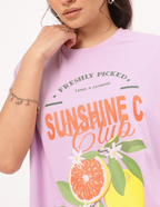 Oversized Printed T-shirt for women