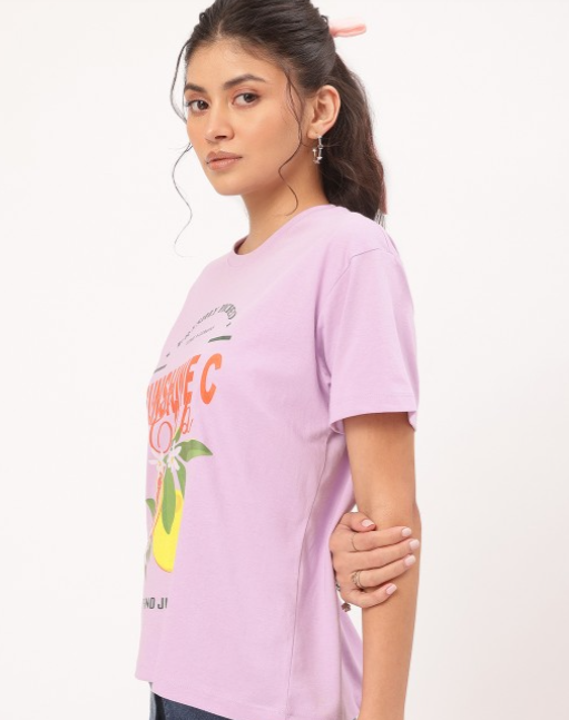 Oversized Printed T-shirt for women