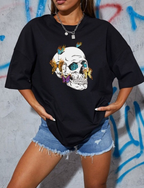 Women Printed Applique T-shirt