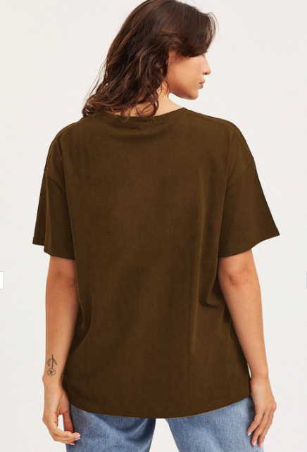 Women Typography Printed T-shirt