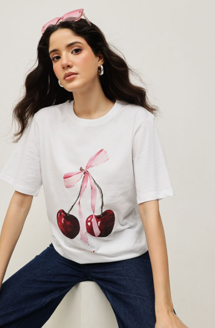 Women Graphic Printed T-shirt