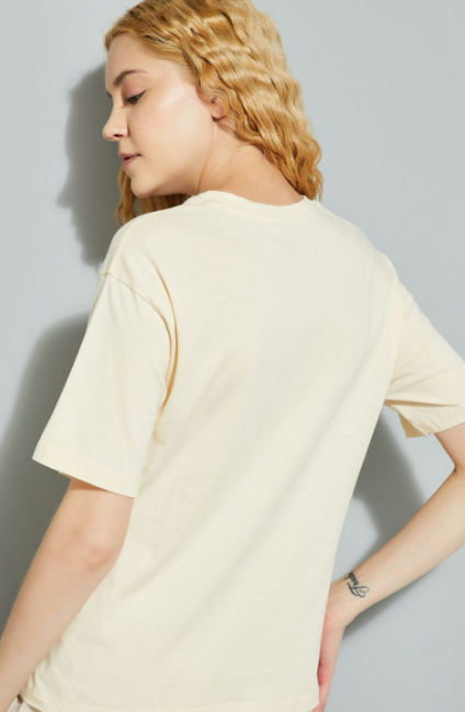 max Women Graphic Printed Round Neck Cotton T-shirt