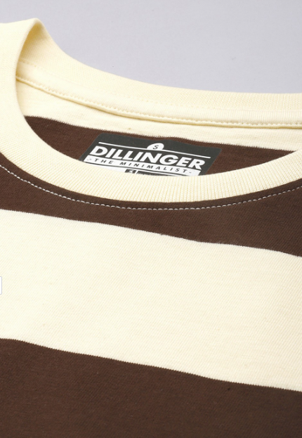 DILLINGER Dillinger Womens Short Sleeve Oversized Yarn Dyed Tshirt