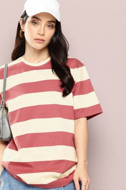 Womens Short Sleeve Oversized Tshirt