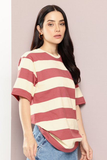 Womens Short Sleeve Oversized Tshirt
