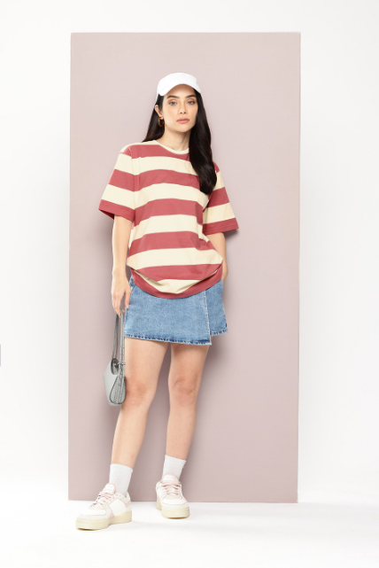 Womens Short Sleeve Oversized Tshirt