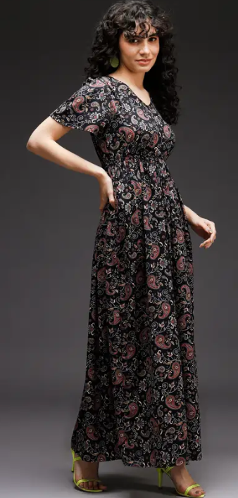 Women Maxi Multicolor Full Length Dress