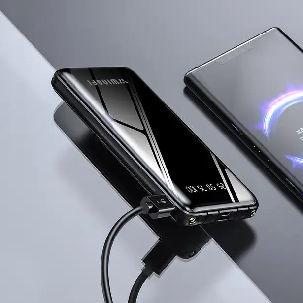 wingfi 10000 mAh Power Bank (18 W) (Black, Lithium Polymer)