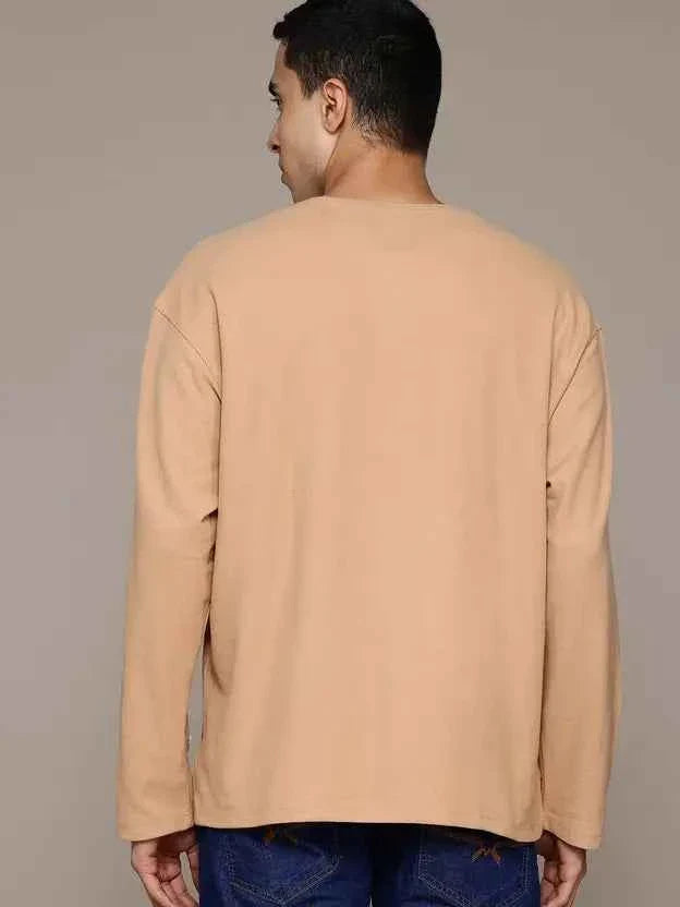Men Full Sleeve Solid Sweatshirt