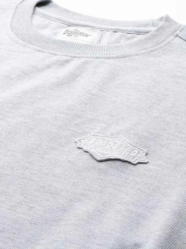 Men Full Sleeve Solid Sweatshirt