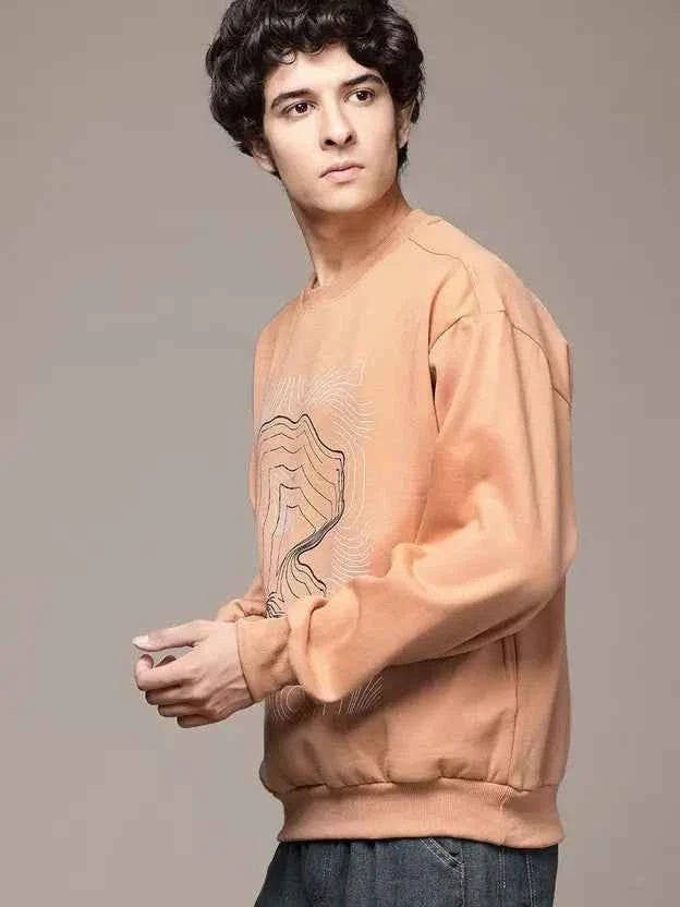 Men Full Sleeve Printed Sweatshirt