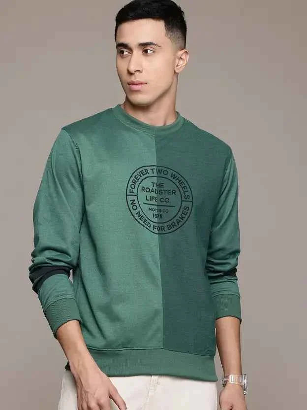 Men Full Sleeve Printed Sweatshirt