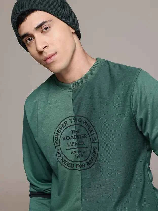 Men Full Sleeve Printed Sweatshirt