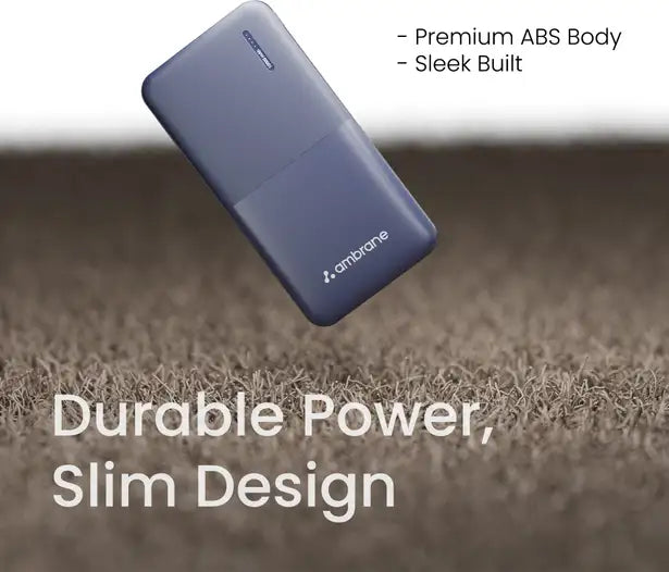 Ambrane 10000 mAh 12 W Compact Pocket Size Power Bank