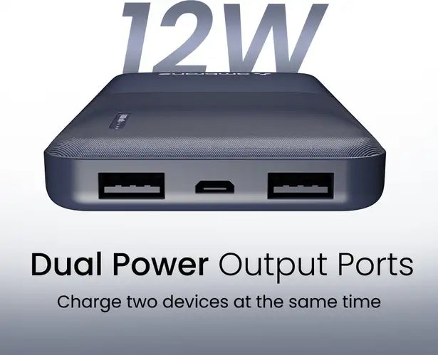 Ambrane 10000 mAh 12 W Compact Pocket Size Power Bank