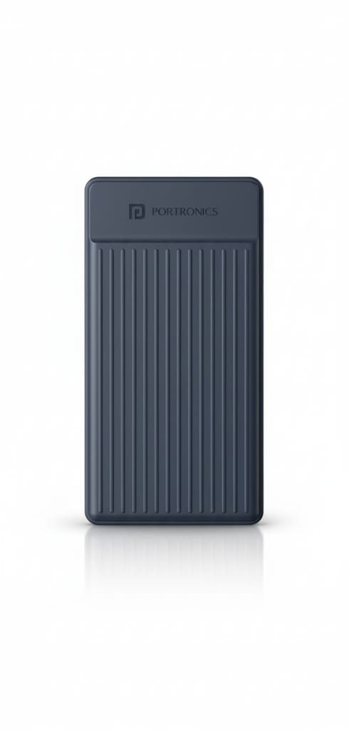 Portronics Power PRO 10000mAh Power Bank | 12W Fast Charging, Dual Input (Type-C & Micro USB), Single USB-A Output