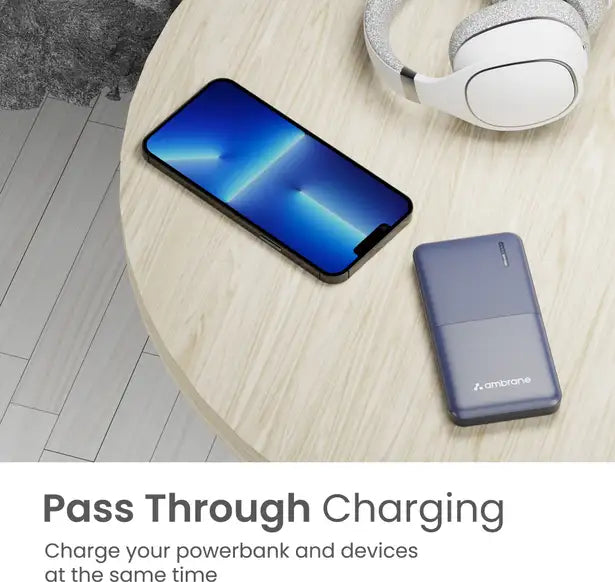 Ambrane 10000 mAh 12 W Compact Pocket Size Power Bank