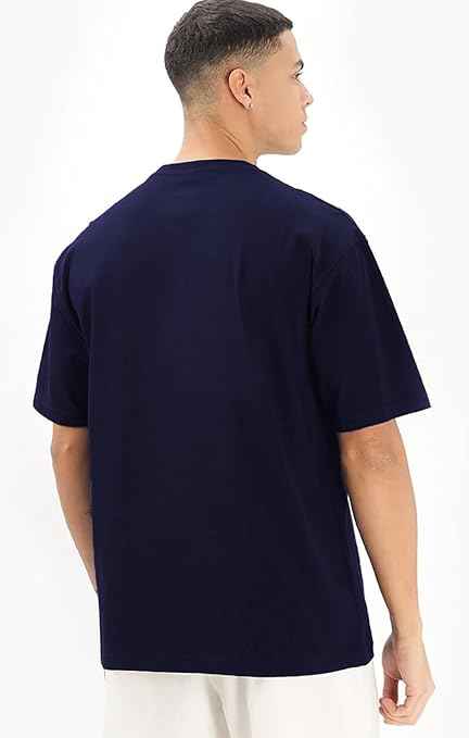 LEOTUDE Men's Cotton Oversized Fit T-Shirt