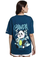 Brand: Fabflee Fabflee Pure Cotton Oversized Baggy Fit Drop Shoulder Latest Aesthetic & Cool Graphic Printed Half Sleeve Tshirt for Women |Trendy Tees |Casual Loose Korean T-Shirt
