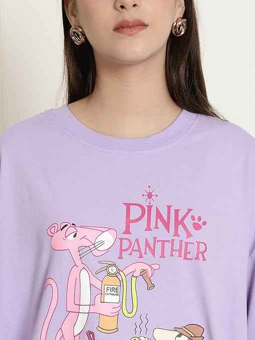 Brand: Fabflee Fabflee Pure Cotton Oversized Baggy Fit Drop Shoulder Latest Aesthetic & Cool Graphic Printed Half Sleeve Tshirt for Women |Trendy Tees |Casual Loose Korean T-Shirt
