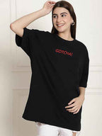 Brand: Fabflee Fabflee Pure Cotton Oversized Baggy Fit Drop Shoulder Latest Aesthetic & Cool Graphic Printed Half Sleeve Tshirt for Women |Trendy Tees |Casual Loose Korean T-Shirt