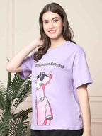 Brand: Fabflee Fabflee Pure Cotton Oversized Baggy Fit Drop Shoulder Latest Aesthetic & Cool Graphic Printed Half Sleeve Tshirt for Women |Casual Loose Korean T-Shirt