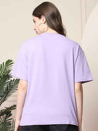 Brand: Fabflee Fabflee Pure Cotton Oversized Baggy Fit Drop Shoulder Latest Aesthetic & Cool Graphic Printed Half Sleeve Tshirt for Women |Casual Loose Korean T-Shirt